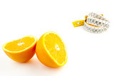 natural diet with orange