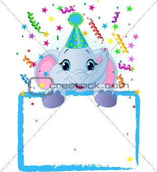Baby Elephant Birthday