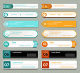 Modern infographics options banner. Vector illustration. can be used for workflow layout, diagram, number options, web design, prints.