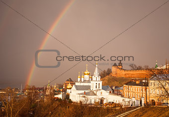 Double spring rainbow Nizhny Novgorod