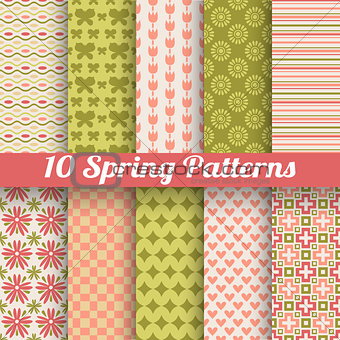 Different spring vector patterns