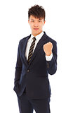 attractive young  asian businessman