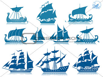 Sailing ships Iconset