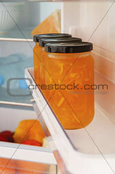 refrigerator with jam