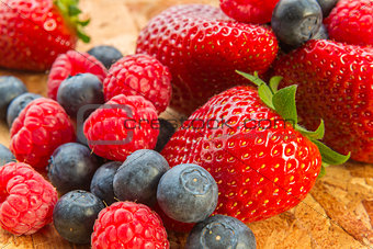 ripe fresh berry fruits