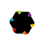 Hexagonal design element