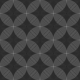 Seamless geometric circles pattern. 