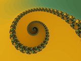 Graceful fractal spiral