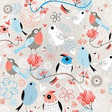 pattern love birds 
