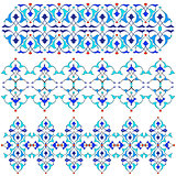 blue oriental border and ornament fifteen
