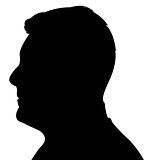 a man head silhouette