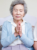 senior asian woman