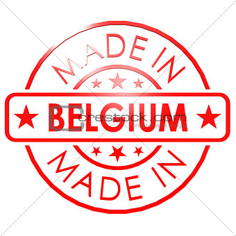 Made in Belgium red seal