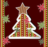christmas card. vector 