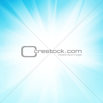 Abstract background with sun beam