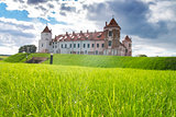 Castle in the town of Mir. Belarus.