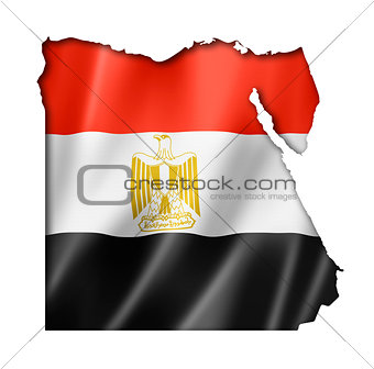 Egyptian flag map