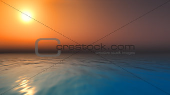 Sunset ocean