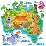 Australian map theme image 3