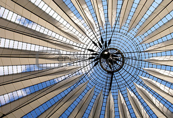 Futuristic roof at Sony Center, Potsdamer Platz