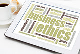 business ethics word cloud