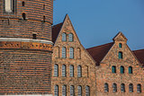 Holstein gate and salt storehouses in Lubeck