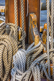 Ropes on a ship in Lubeck