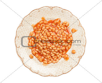 Baked Beans on a plate