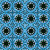 Seamless decorative pattern in a blue color