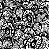 abstract hand drawn seamless background pattern
