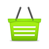 Green Shopping Basket