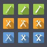 Flat Tools Icons