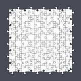 Seamless Puzzle Template 10x10