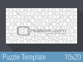 Puzzle Template 10x20