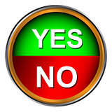 Button yes and no