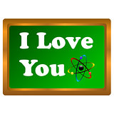 I love you atom