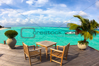 beautiful beach ,yacht and water villa.maldives