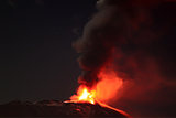 Volcano eruption 