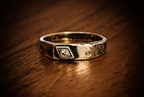 old silver ring