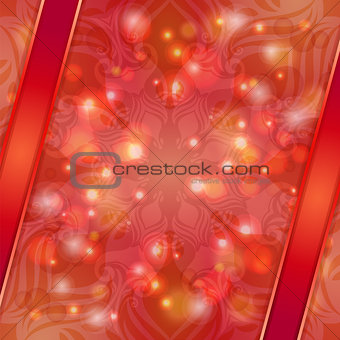 Red vintage vector abstract background