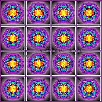 Seamless decorative pattern in a purple colors