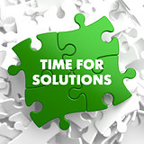 Time For Solutions on Green Puzzle.