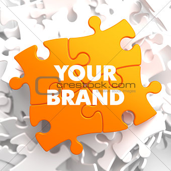 Your Brand on Orange Puzzle.