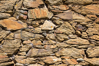 Pattern of Old Stone Wall Surface