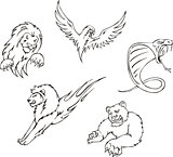 Tattoos - predator animals