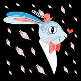 love portrait hare