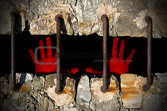 Bloody Hands of a Prisoner