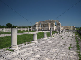 The Great Basilica in the ancient Bulgarian capital Pliska
