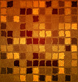 Brick tile orange with grunge