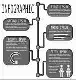 Time line info graphics